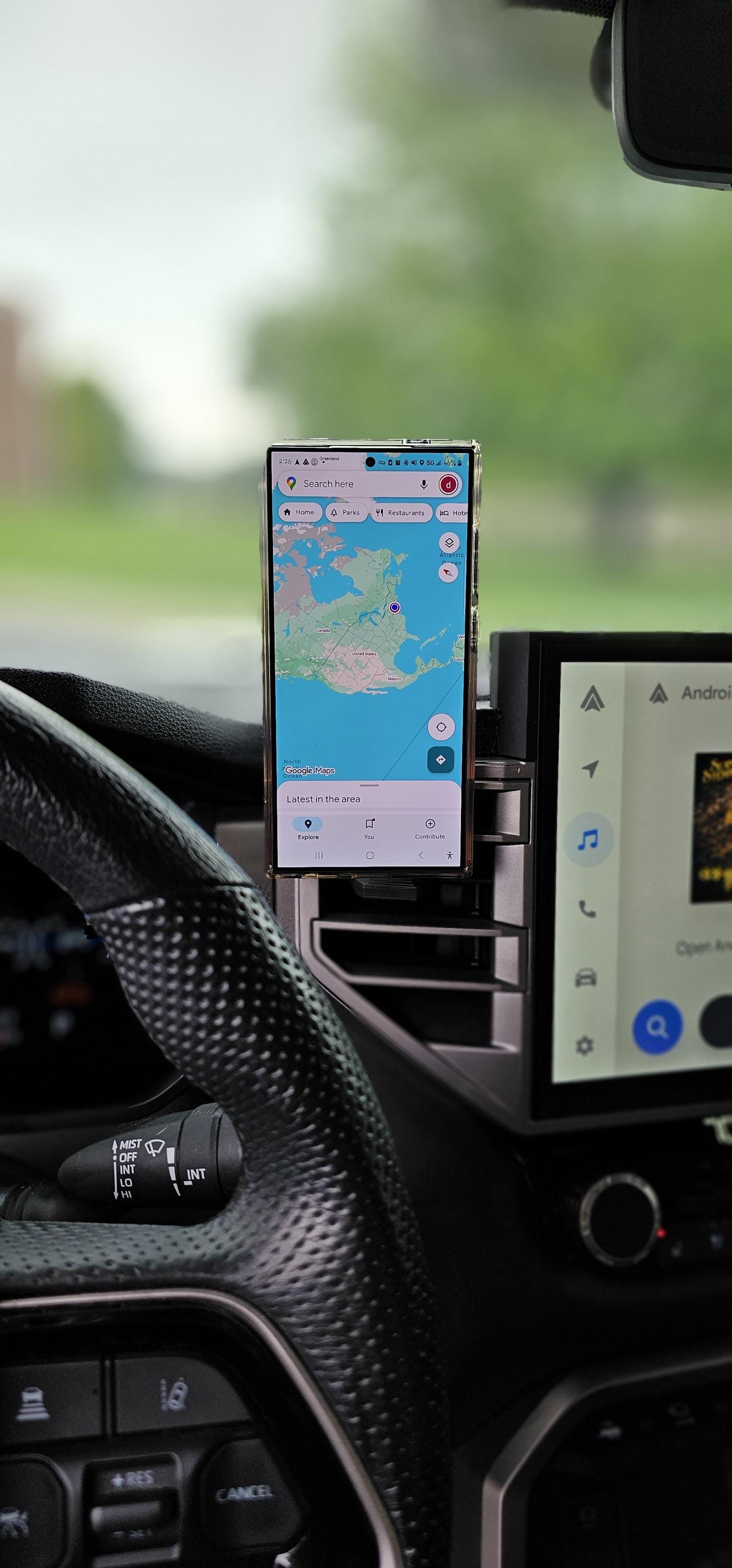 3D-Printed Phone Mount For 2022+ Toyota Tundra Compatible with MagSafe