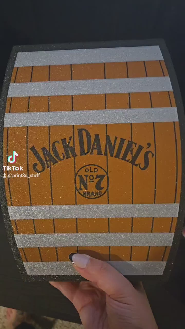 Jack Daniels Light Box - 3D Printed Home Decor